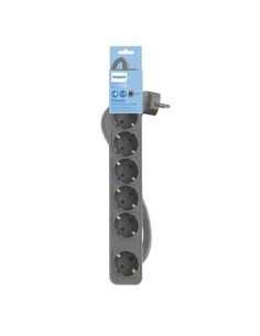 Regleta con Interruptor Philips CHP2164G 10 6 Tomas de corriente Cable 2