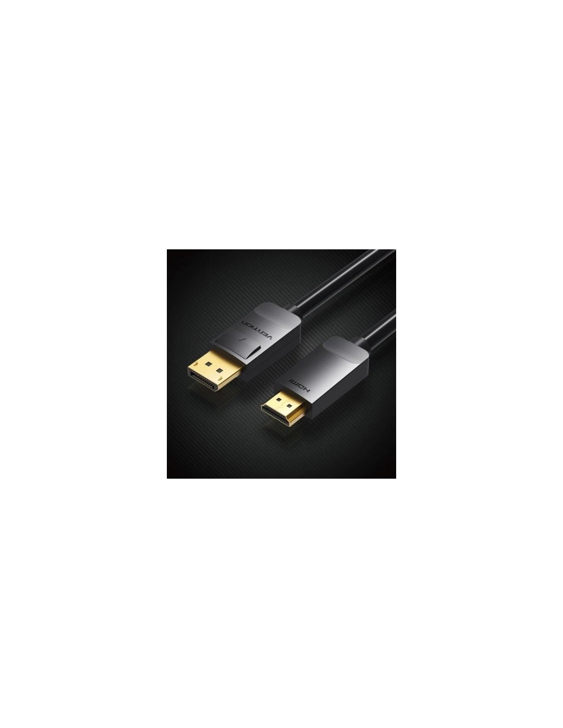 Cable Conversor Vention Displayport Macho - HDMI Macho Negro | Logroño