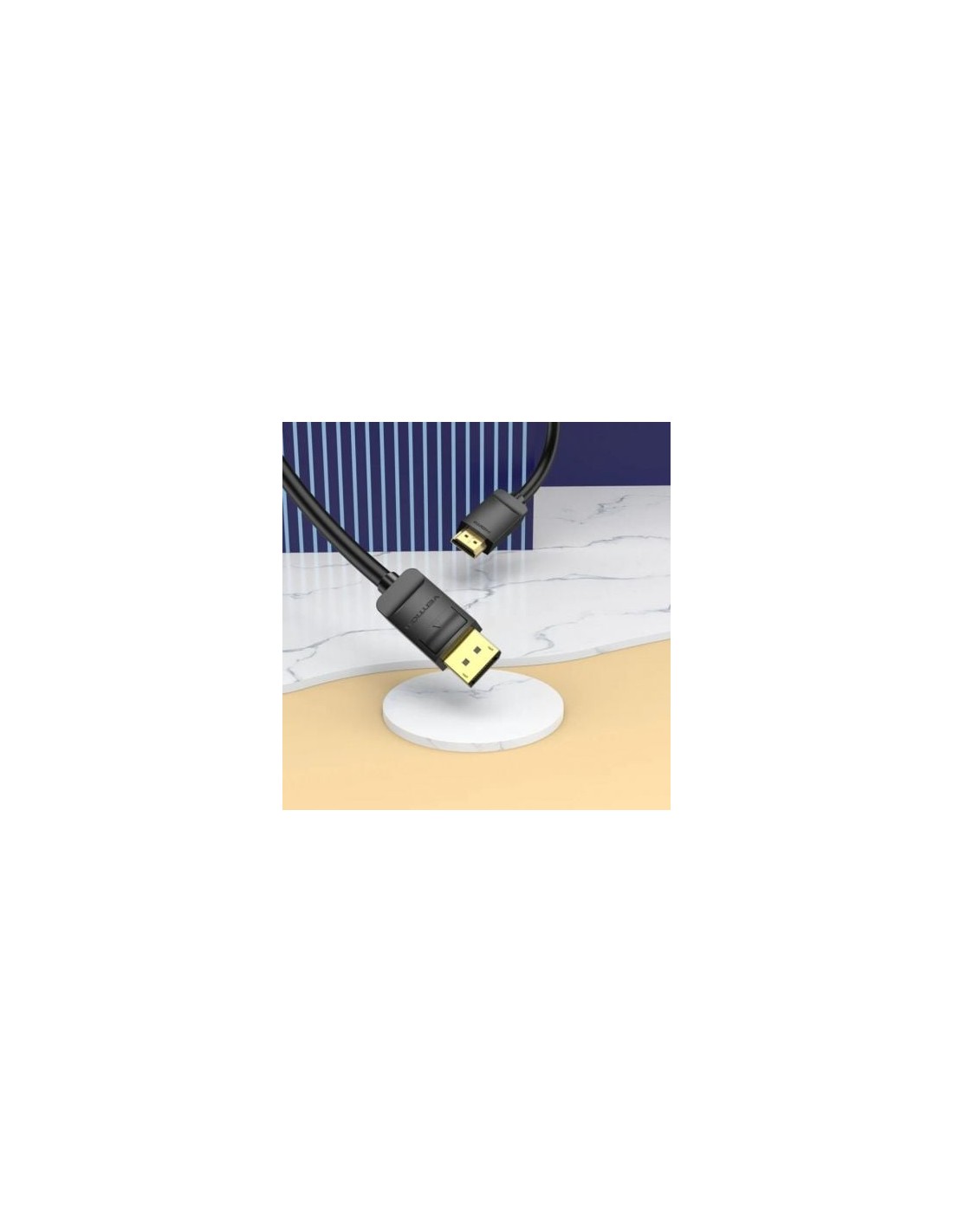 Cable Conversor Vention Displayport Macho - HDMI Macho Negro | Logroño