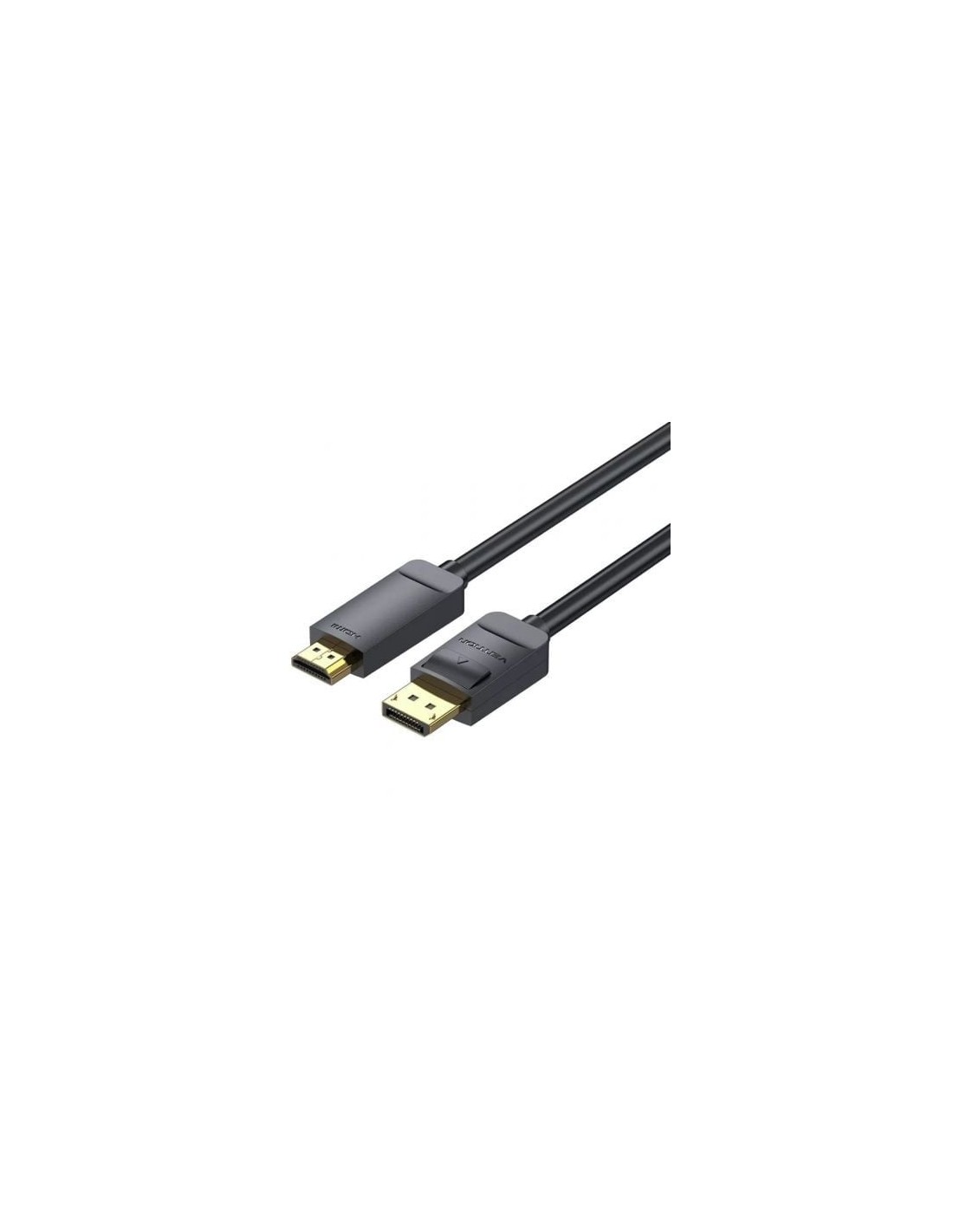 Cable Conversor Vention DisplayPort Macho - HDMI 4K Macho Negro