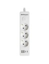 Regleta con Interruptor Orbegozo EN 3100 3 Tomas de Corriente 2 USB 2 