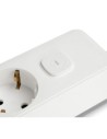 Regleta con Interruptor Orbegozo EN 3100 3 Tomas de Corriente 2 USB 2 