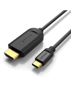 Cable Conversor HDMI 1.4 4K Vention USB Tipo-C Macho - HDMI Macho Negr