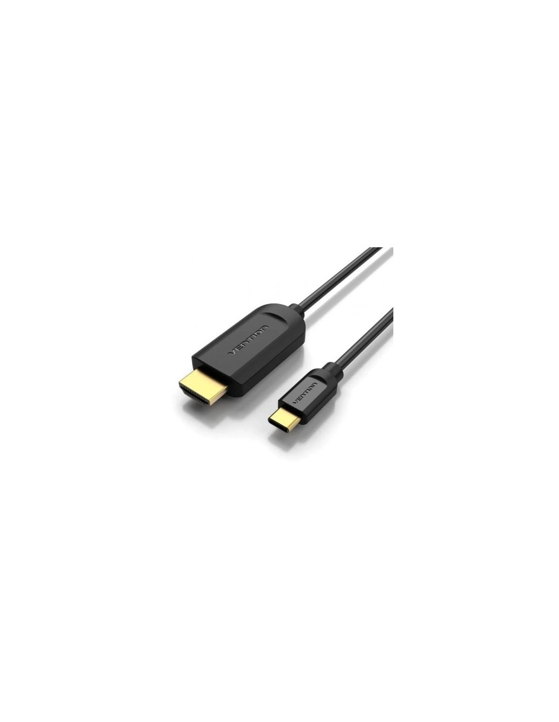 Cable Conversor HDMI 1.4 4K Vention USB Tipo-C Macho - HDMI Macho Negr