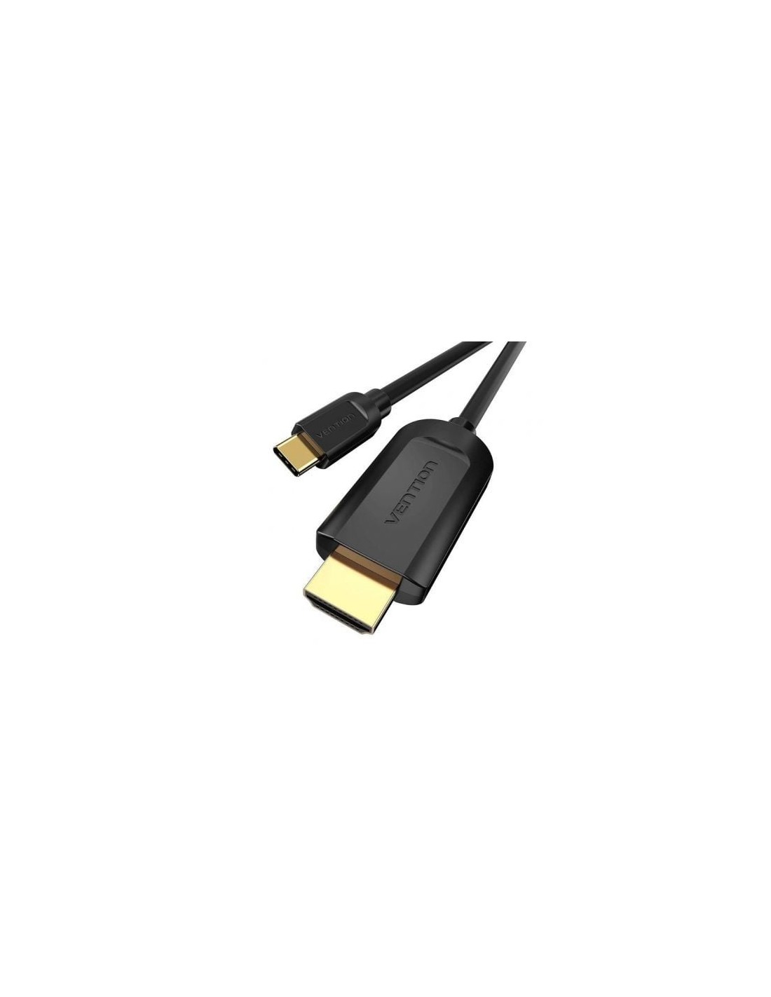 Cable Conversor HDMI 1.4 4K Vention USB Tipo-C Macho - HDMI Macho Negr