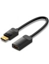 Cable Conversor Vention DisplayPort Macho - HDMI 4K Hembra 15cm Negro