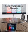 Cable Conversor Vention DisplayPort Macho - HDMI 4K Hembra 15cm Negro