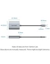 Cable Conversor Vention USB Tipo-C Macho - 2x HDMI Hembra Gris