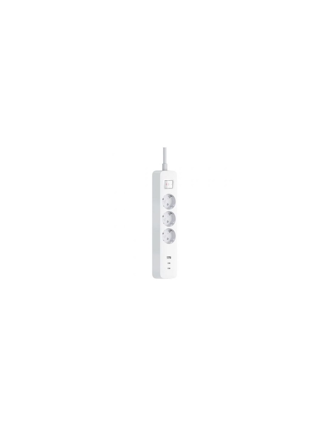 Regleta con Interruptor Xiaomi 20W Power Strip 3 Tomas de Corriente 1 