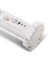 Regleta con interruptor Salicru SAFE 5S+ 4 Tomas de corriente 1 Master