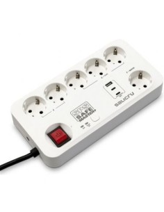 Regleta con interruptor Salicru SAFE MASTER+ 5 Tomas de corriente 1 Ma