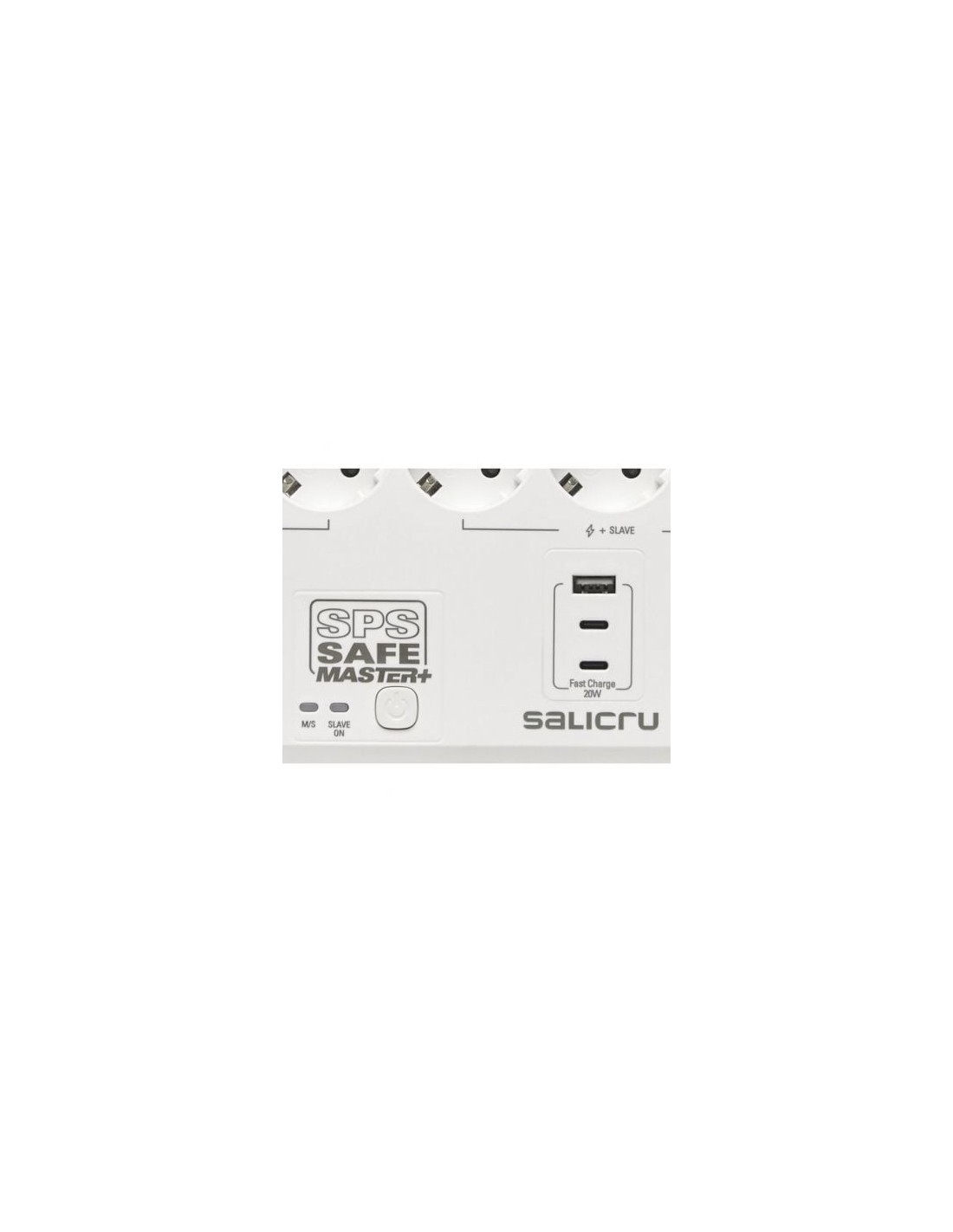 Regleta con interruptor Salicru SAFE MASTER+ 5 Tomas de corriente 1 Ma