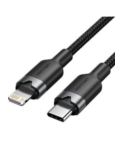 Cable USB Tipo-C Lightning Vention USB Tipo-C Macho - Lightning Macho  2