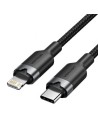 Cable USB Tipo-C Lightning Vention USB Tipo-C Macho - Lightning Macho 