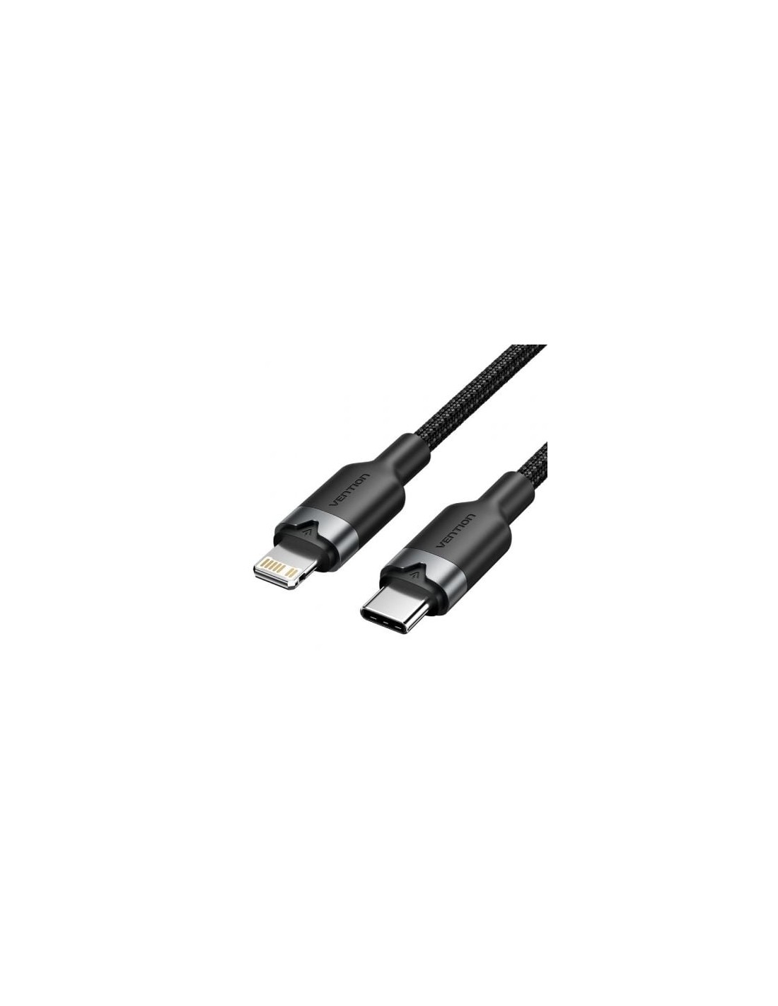 Cable USB Tipo-C Lightning Vention USB Tipo-C Macho - Lightning Macho 