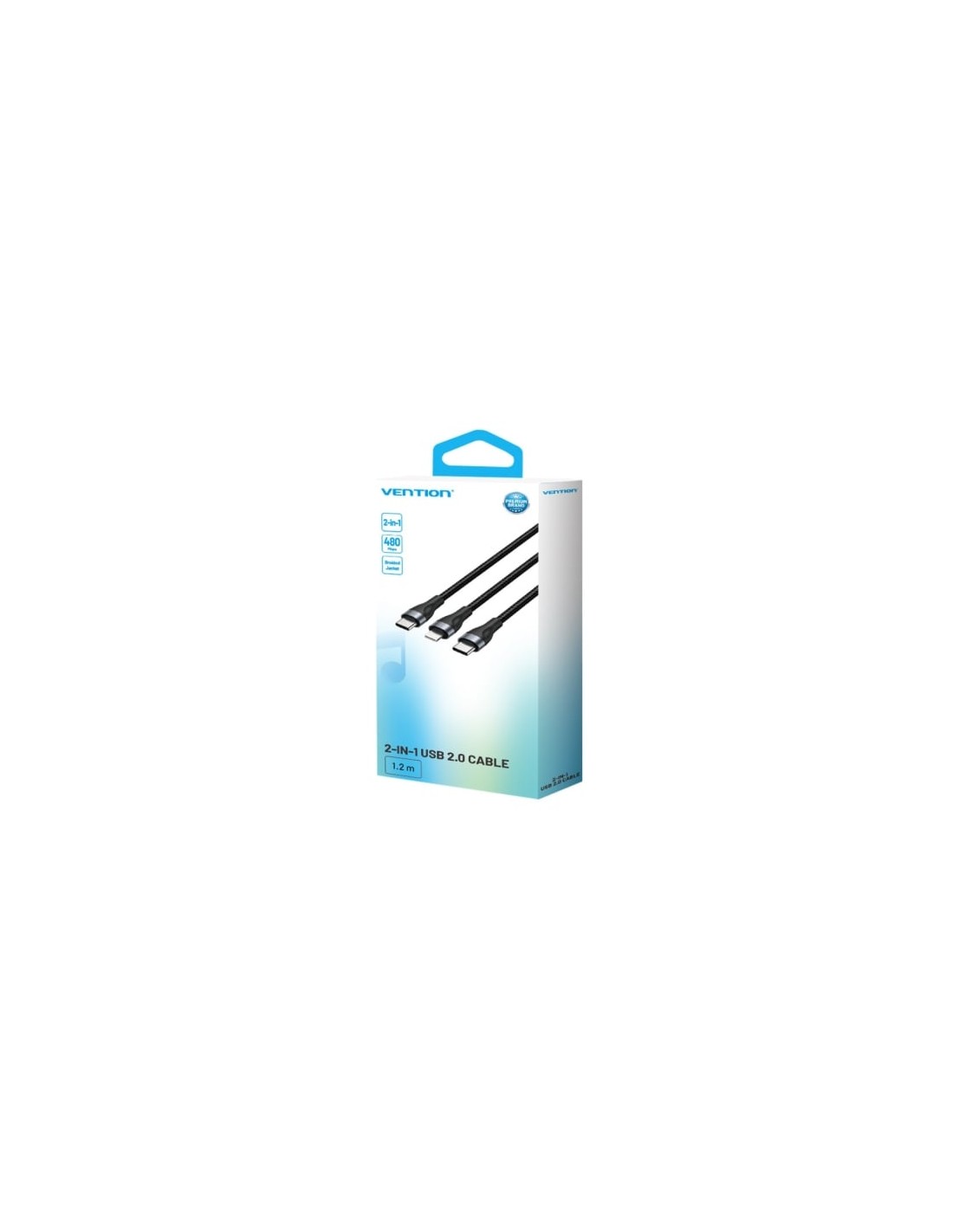 Cable USB Tipo-C Vention USB Tipo-C Macho - Lightning Macho USB Tipo-C