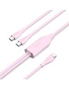 Cable USB Tipo-C Vention USB Tipo-C Macho - 2 x USB Tipo-C Macho Hasta
