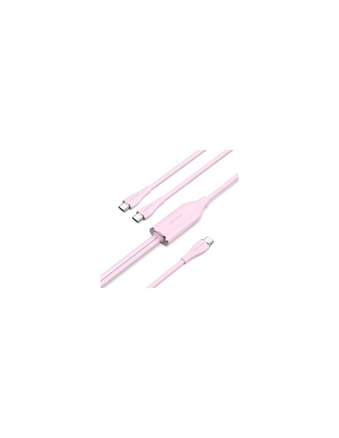 Cable USB Tipo-C Vention USB Tipo-C Macho - 2 x USB Tipo-C Macho Hasta