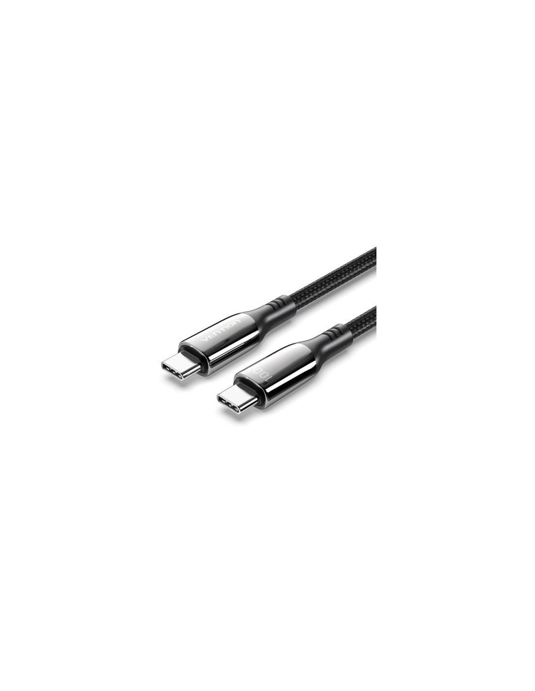 Cable USB 2.0 Tipo-C 5A 100W Vention USB Tipo-C Macho - USB Tipo-C Mac