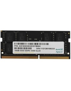 Memoria RAM Apacer ES.16G21.PSH 16GB DDR4 3200MHz CL22 SO-DIMM