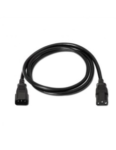 Cable Alargador de Alimentación CPU Aisens IEC C13 Hembra - IEC C14 Ma 2
