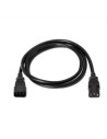Cable Alargador de Alimentación CPU Aisens IEC C13 Hembra - IEC C14 Ma