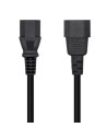 Cable Alargador de Alimentación CPU Aisens IEC C13 Hembra - IEC C14 Ma