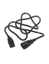 Cable Alargador de Alimentación CPU Aisens IEC C13 Hembra - IEC C14 Ma
