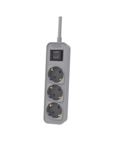Regleta con Interruptor Philips CHP2134G 3 Tomas de corriente Cable 1.