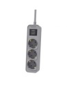 Regleta con Interruptor Philips CHP2134G 3 Tomas de corriente Cable 1.