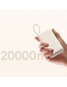 Cable integrado 20000mAh 33W Xiaomi Power Bank Marrón con en Logroño