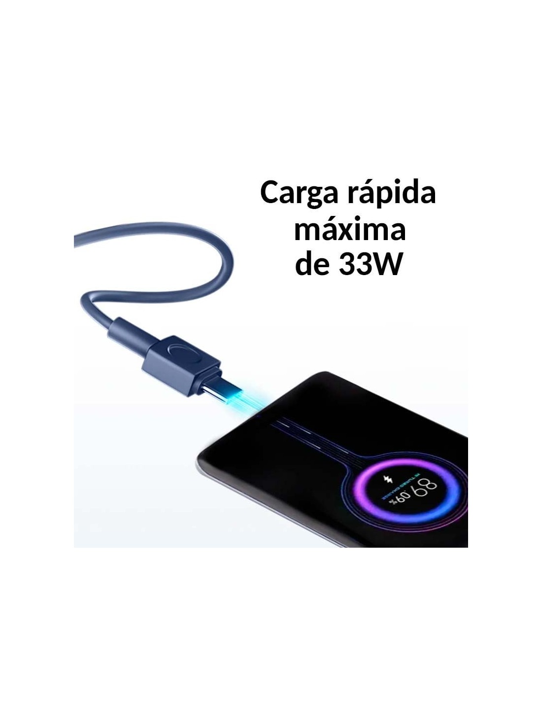 Cable integrado 20000mAh 33W Xiaomi Power Bank Marrón con en Logroño