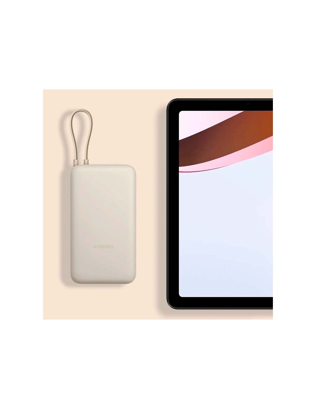 Cable integrado 20000mAh 33W Xiaomi Power Bank Marrón con en Logroño