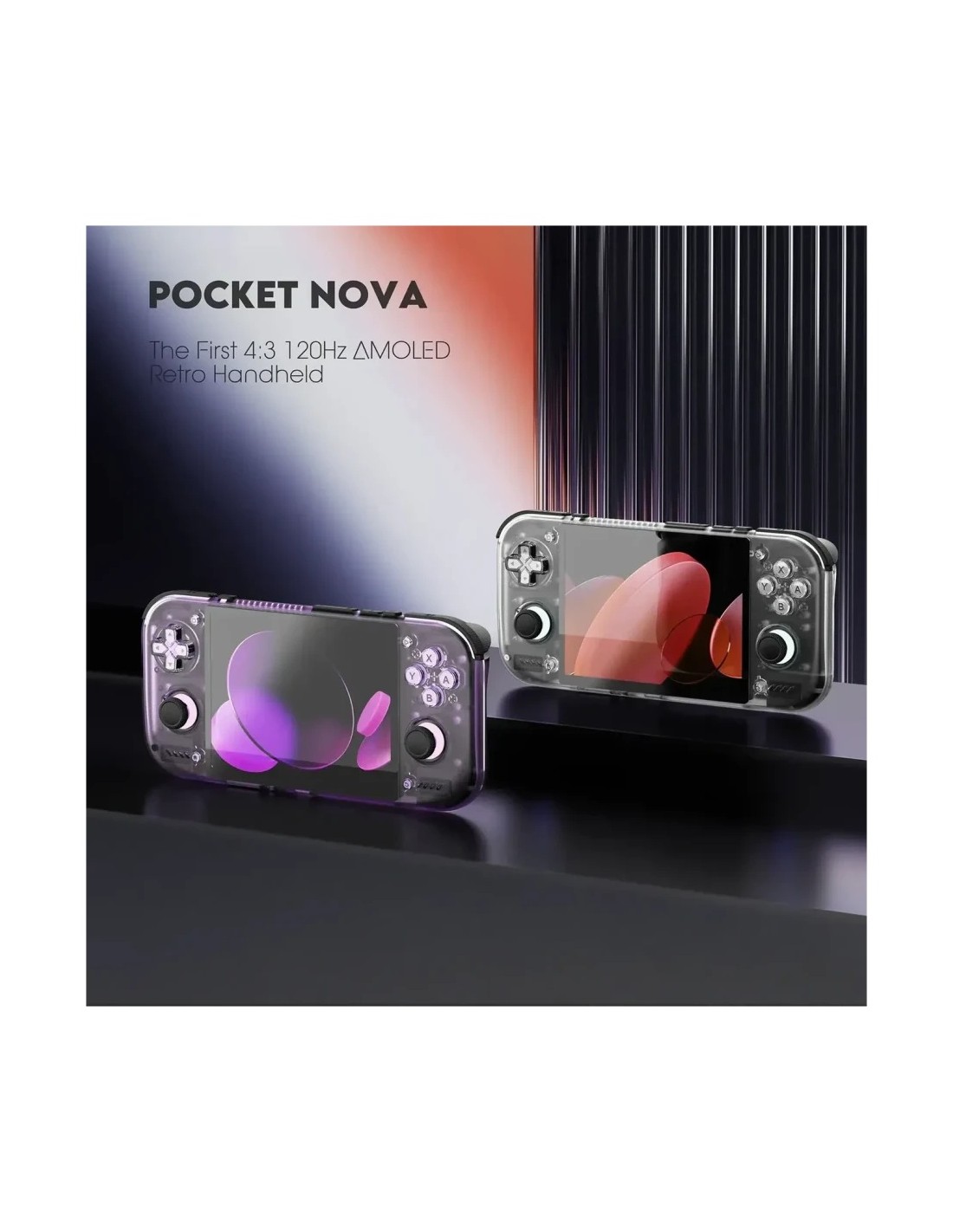 Consola portátil Retroid Pocket Nova 12GB/128GB Negro AMOLED 4,5 pulga