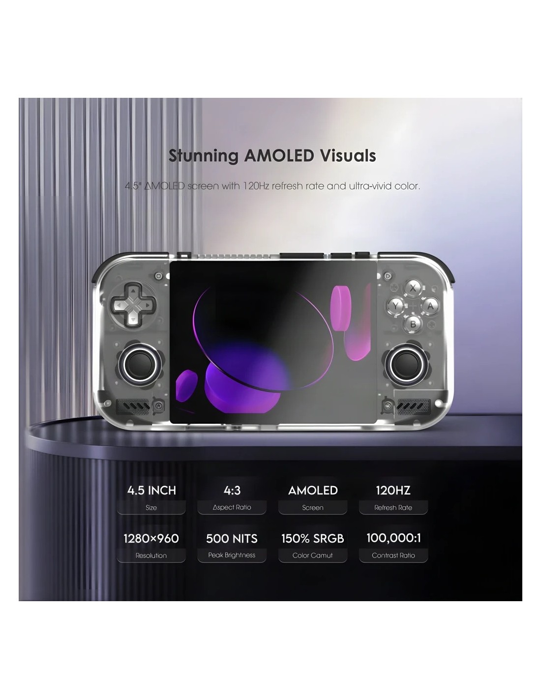 Consola portátil Retroid Pocket Nova 12GB/128GB Negro AMOLED 4,5 pulga