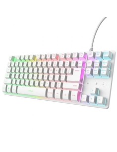 Teclado Gaming Trust Gaming GXT 833 Thado TKL 25896 Blanco | Logroño