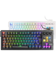 Teclado Gaming Mecánico Mars Gaming MK-MASTER Switch Rojo Negro Incluy