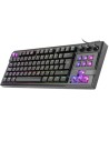 Teclado Gaming Mecánico Mars Gaming MK-MASTER Switch Rojo Negro Incluy