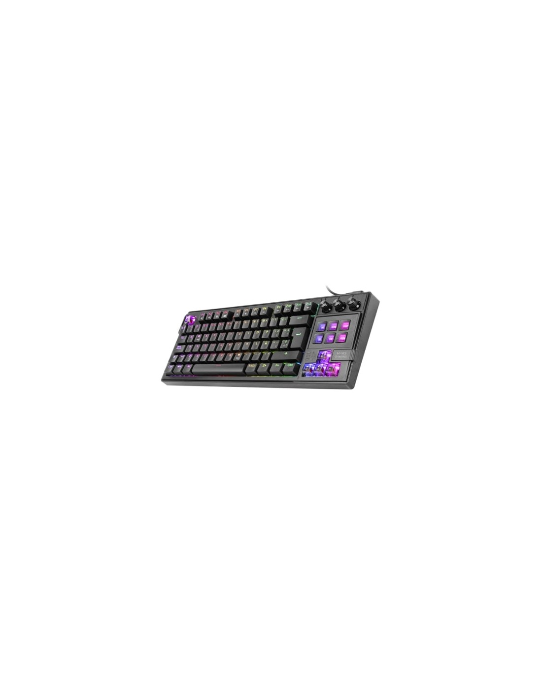 Teclado Gaming Mecánico Mars Gaming MK-MASTER Switch Rojo Negro Incluy