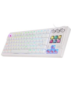 Teclado Gaming Mecánico Mars Gaming MK-MASTER Switch Rojo Blanco Inclu 2