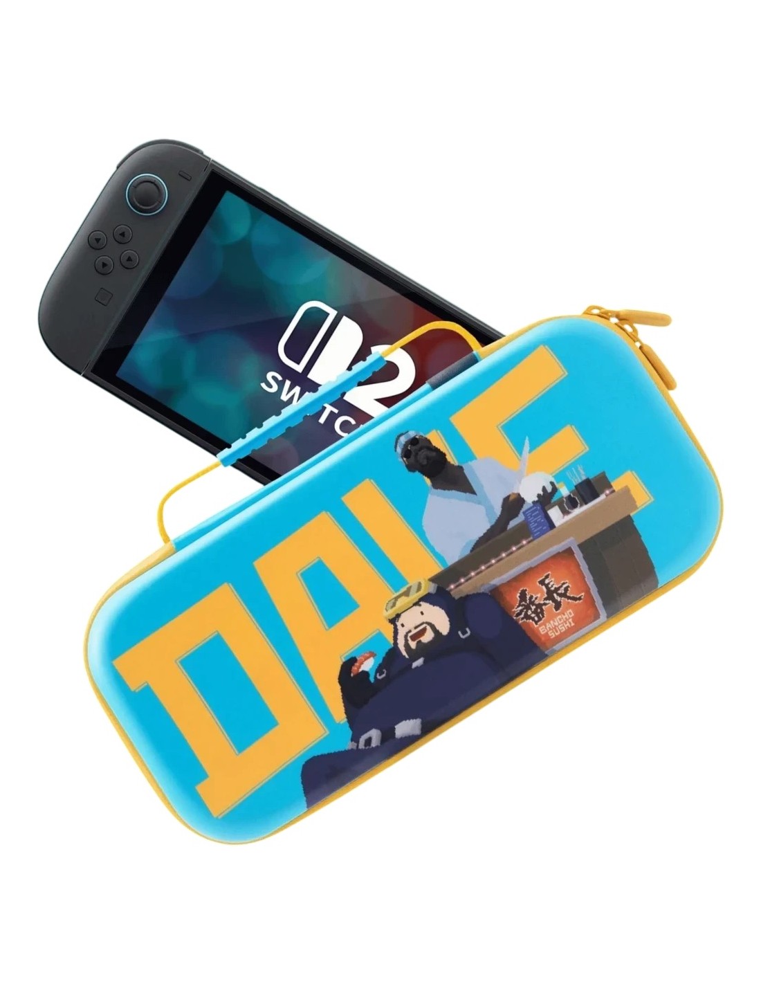 FUNLAB Funda Dave the Diver Edition Azul Claro para Switch 2/1/OLED - 