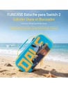FUNLAB Funda Dave the Diver Edition Azul Claro para Switch 2/1/OLED - 