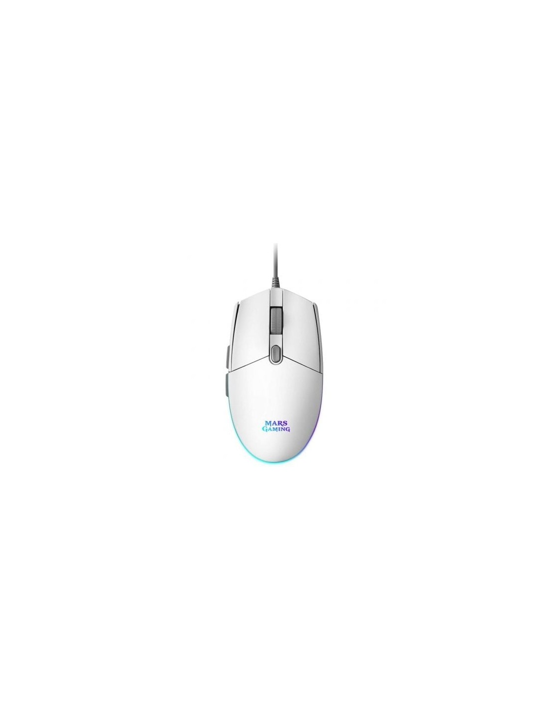 Ratón Gaming Mars Gaming MMGW Hasta 3200 DPI Blanco | Logroño