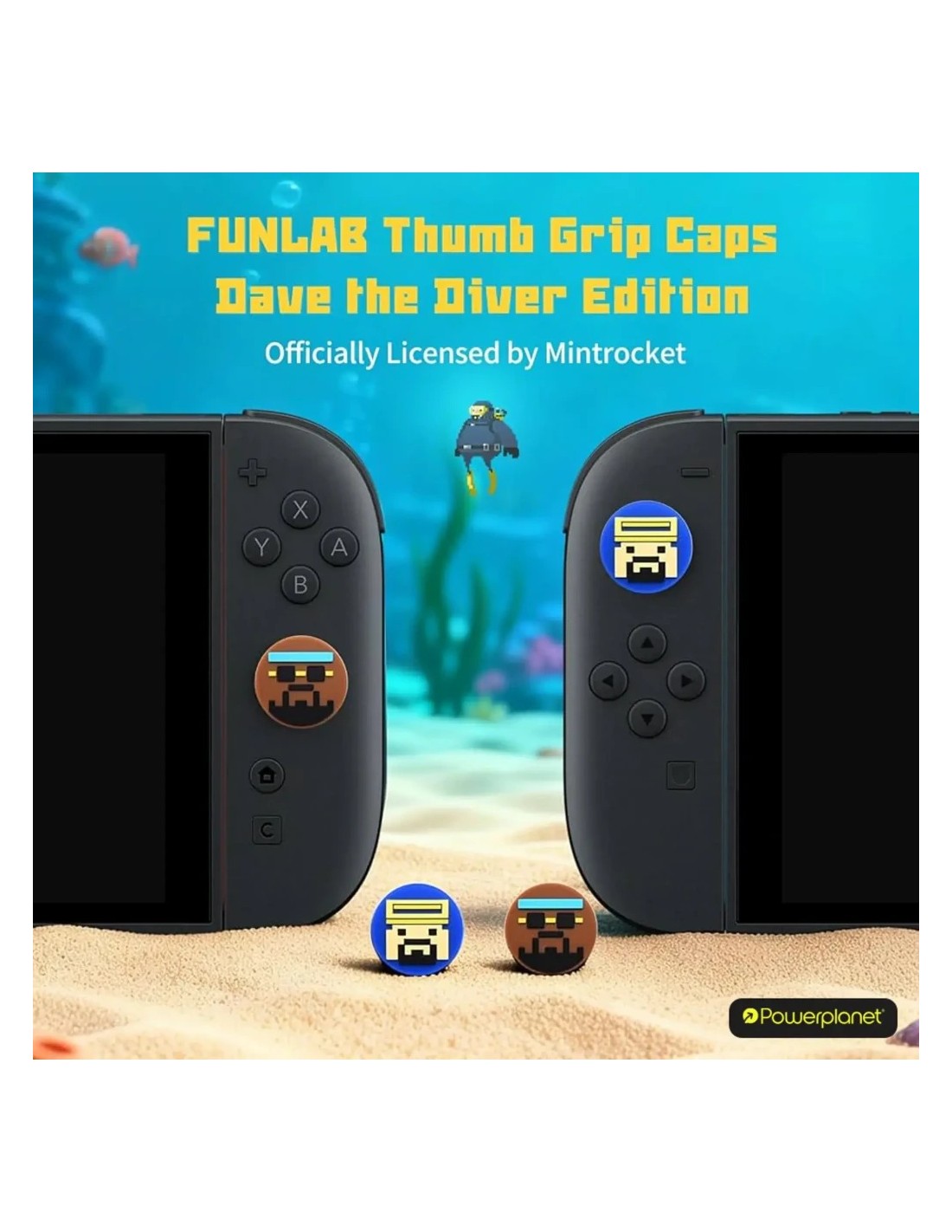 FUNLAB Switch 2 Thumb Grips - Dave Collab Edition en Logroño