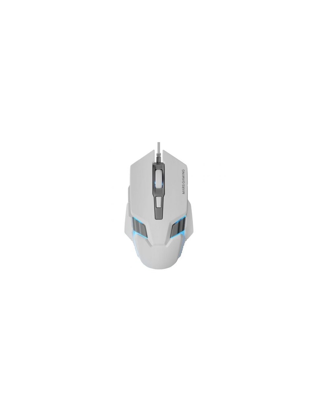 Ratón Gaming Mars Gaming MM024 Hasta 4000 DPI Blanco | Logroño