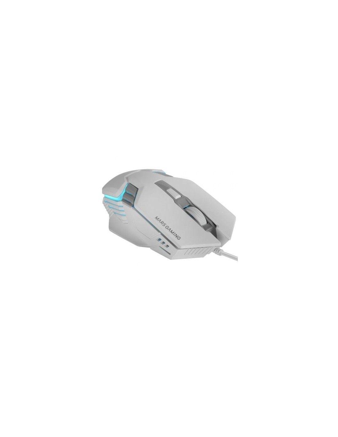 Ratón Gaming Mars Gaming MM024 Hasta 4000 DPI Blanco | Logroño