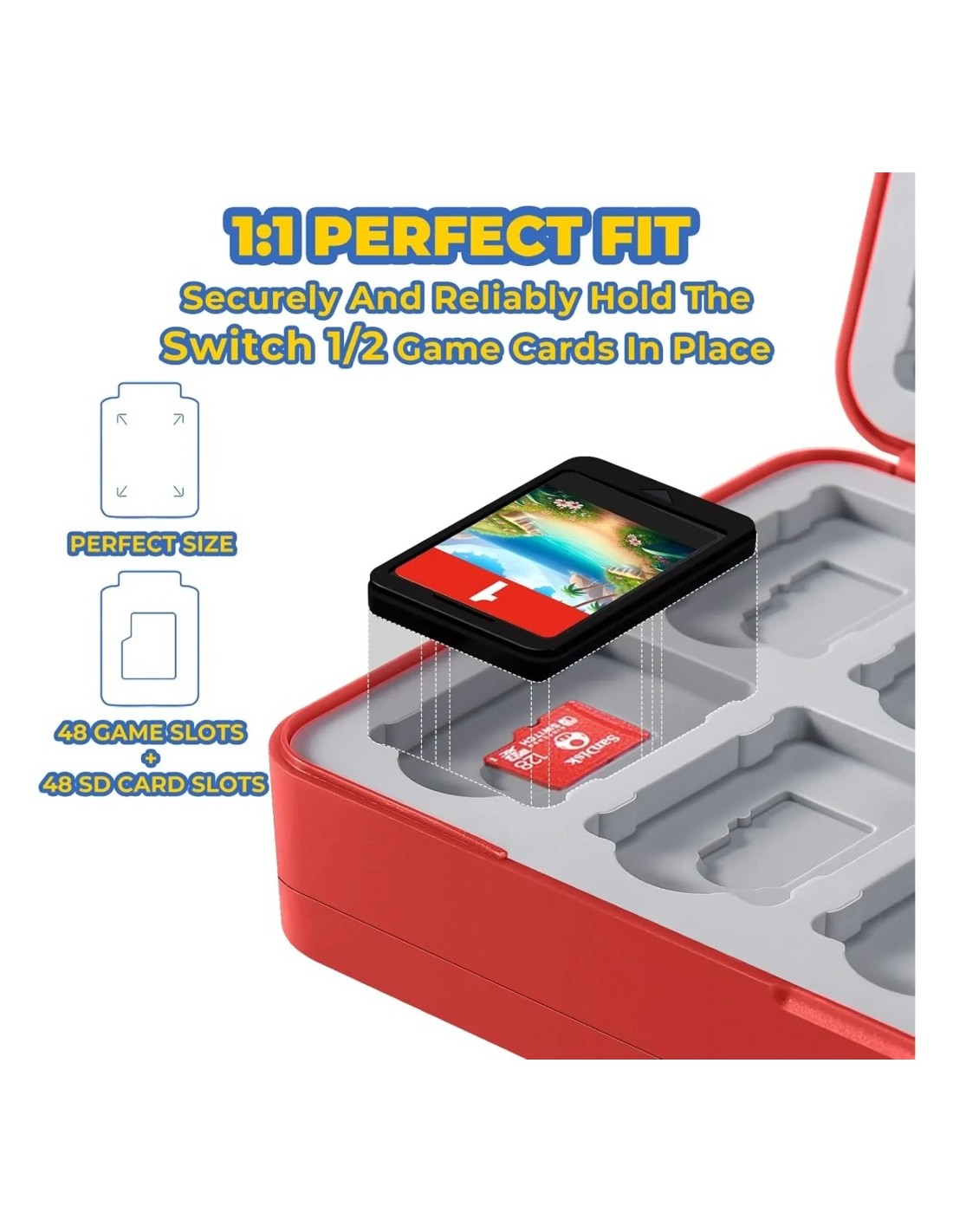 Funda FUNLAB Switch Game Storage 48 Card Slots en Logroño