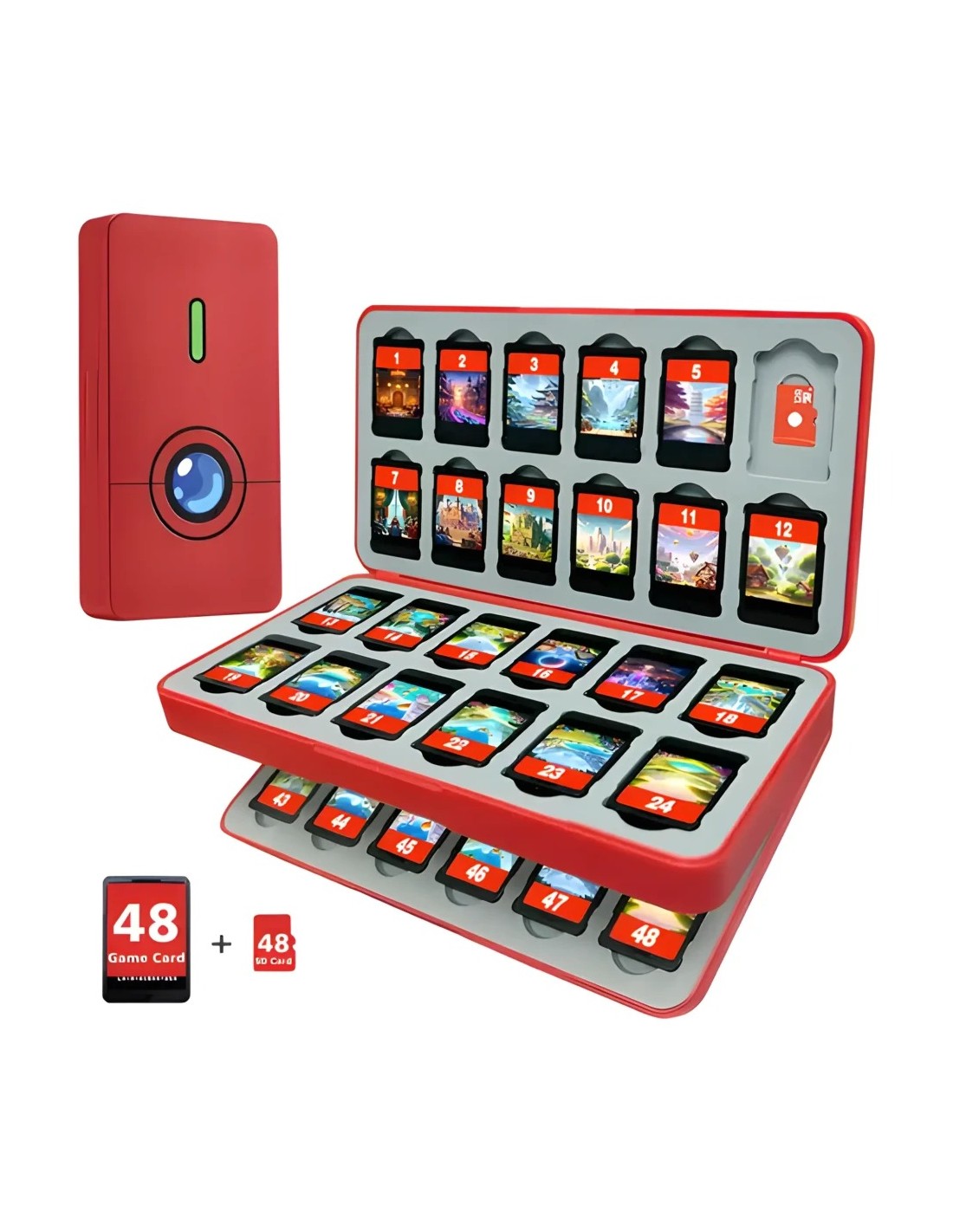 Funda FUNLAB Switch Game Storage 48 Card Slots en Logroño
