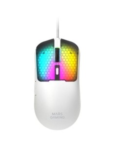 Ratón Gaming Mars Gaming MM-Viper Hasta 12800 DPI Blanco | Logroño