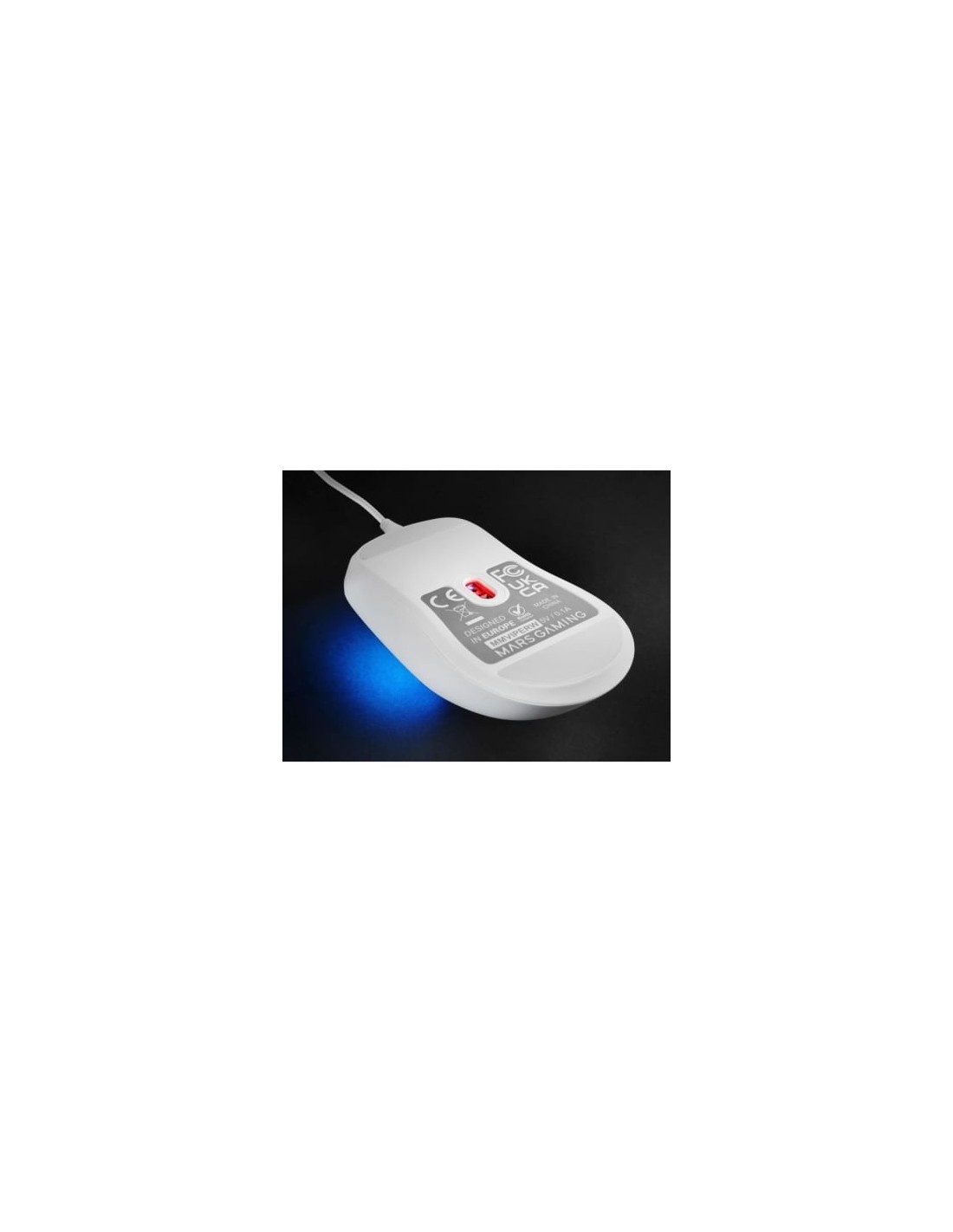 Ratón Gaming Mars Gaming MM-Viper Hasta 12800 DPI Blanco | Logroño